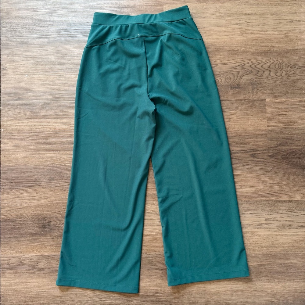 Halara Forest Green High Waisted Wide Leg Petite Trousers Medium Q02877762 - Picture 4 of 4